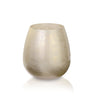 Terroso Vaas Cappuccino - Beige Marmerglas - 21 cm - Ø 19 cm - Mooier Thuis
