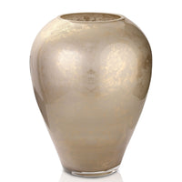 Terroso Vaas Cappuccino - Beige Marmerglas - 27 cm