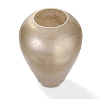 Terroso Vaas Cappuccino - Beige Marmerglas - 27 cm