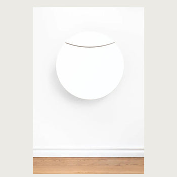 Opklapbaar wandbureau RING Wit