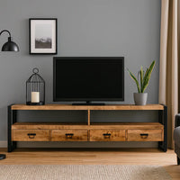 TV-Möbel Britt Mangoholz natur 220 cm