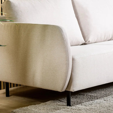 3-zitsbank chaise longue - Urban Beige