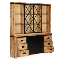 Vitrinekast Novelle mangohout 200 cm