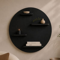 Wandrek Lena | 75 cm | Zwart - Mooier Thuis