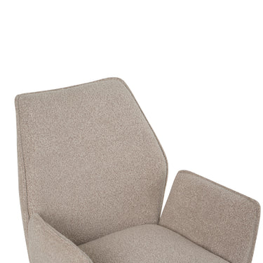 Eetkamerstoel Jill - Bouclé Taupe