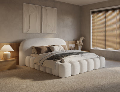 Platformbed Adore Signature Gebroken Wit – 160x200 cm – Incl. Matras