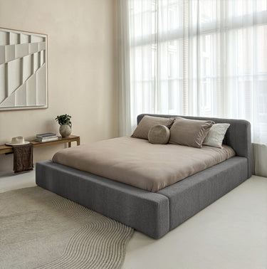 Platformbed Adore Edira Antraciet – 160x200 cm – Incl. Matras - afbeelding 3