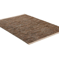 Arne 7000 vloerkleed - bruin en antraciet - Mooier Thuis