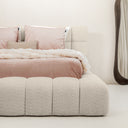 Platformbed Adore Ruby Bouclé Beige – 160x200 cm – Zonder Matras - afbeelding 9