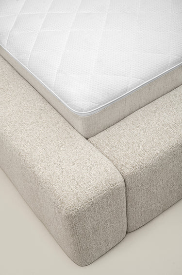 Platformbed Adore Edira Beige – 160x200 cm – Incl. Matras - afbeelding 11