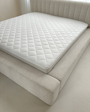 Platformbed Adore Edira Beige – 140x200 cm – Incl. Matras - afbeelding 6