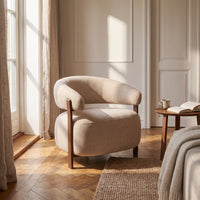 Fauteuil Rose - Beige