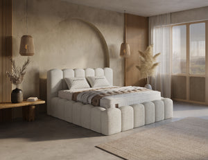 Opbergbed Harmony Beige – 180x200 cm