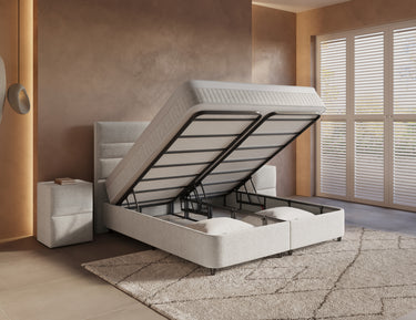 Opbergboxspring Horizon Gebroken Wit – 160x200 cm - afbeelding 2