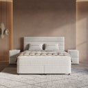 Opbergboxspring Horizon Gebroken Wit – 180x200 cm - afbeelding 3