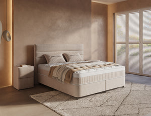 Opbergboxspring Horizon Zandbeige – 180x200 cm