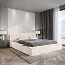 Platformbed Adore Houston Beige – 180x200 cm – Zonder Matras in stof - Mooier Thuis
