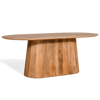 Eettafel Mokka - Lichtbruin 230cm