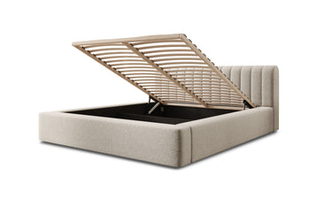 Platformbed Adore Edira Beige – 160x200 cm – Incl. Matras - afbeelding 13