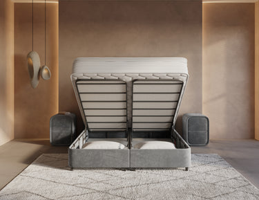 Opbergboxspring Pearl Antraciet – 140x200 cm - afbeelding 8