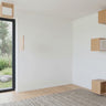 Mooier Thuis - Vakkenkast met deuren en open vakken - Eikenfineer 257x249cm - eikenhout