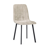 Eetkamerstoel Minsk - Velvet Taupe