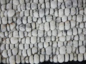 Vloerkleed Ulva Black 174 Creme