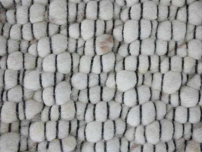 Vloerkleed Ulva Black 175 Creme