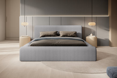 Platformbed Adore Vana Grijs – 160x200 cm – Zonder Matras