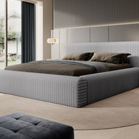 Platformbed Adore Vana Grijs – 180x200 cm – Zonder Matras - afbeelding 2