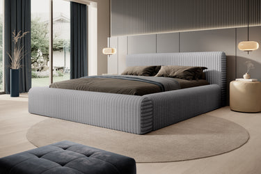 Platformbed Adore Vana Grijs – 140x200 cm – Incl. Matras - afbeelding 2