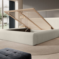Platformbed Adore Vana Beige – 140x200 cm – Zonder Matras - afbeelding 2
