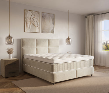 Opbergboxspring Verdo Beige – 180x200 cm - afbeelding 2