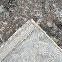 Vloerkleed Ace 9233 grijs middelhoogpolig – detailfoto van pool en structuur