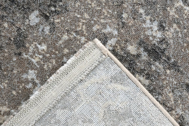 Vloerkleed Ace 9233 grijs middelhoogpolig – detailfoto van pool en structuur