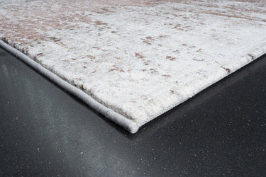 Vloerkleed Anouk 6280 bruin middelhoogpolig – detailfoto van pool en structuur
