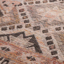 Vloerkleed Olympus 1000 roze platgeweven – detailfoto van pool en structuur