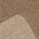 Vloerkleed Trenton 550 bruin laagpolig – detailfoto van pool en structuur