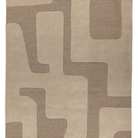 Vloerkleed Trenton 560 beige laagpolig – bovenaanzicht