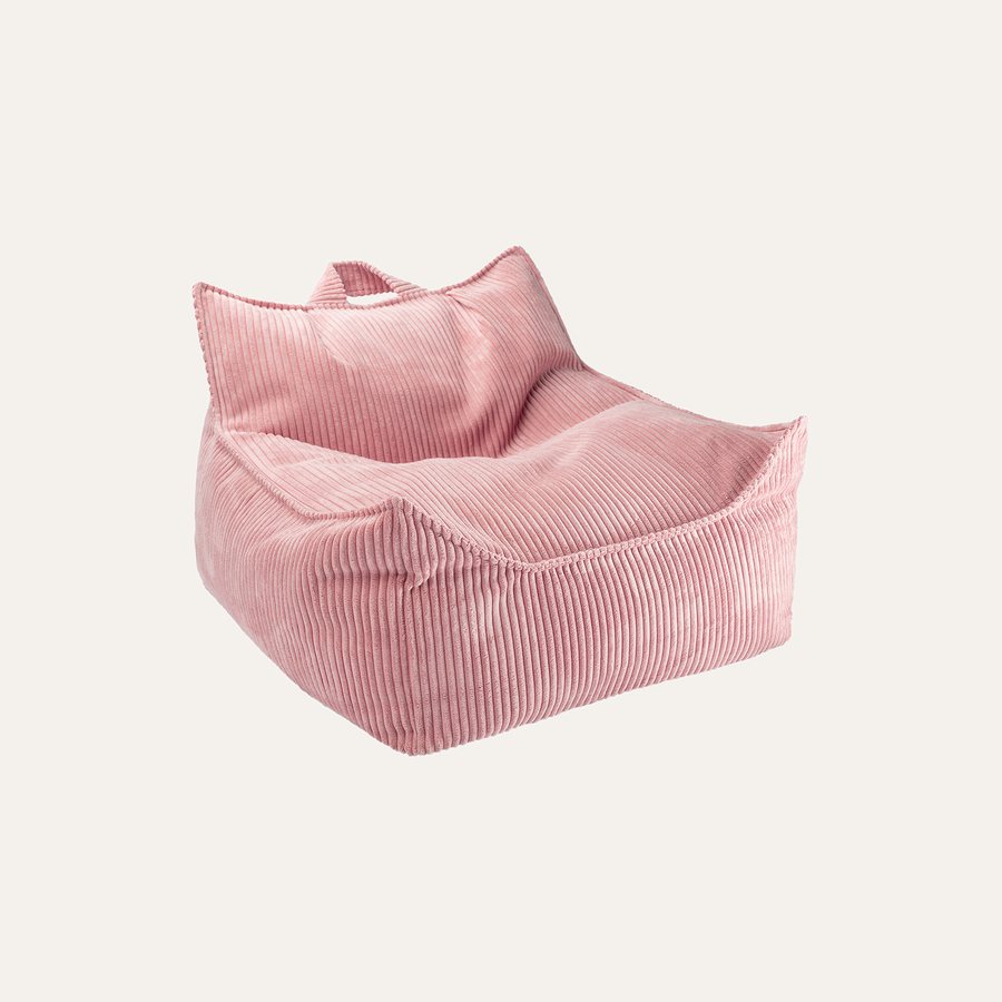Wigiwama Cord-Sitzsack in Rosa Mousse
