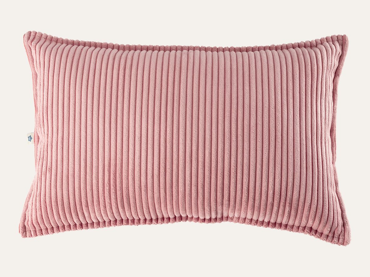 Het Wigiwama rechthoekige kussen Pink Mousse
