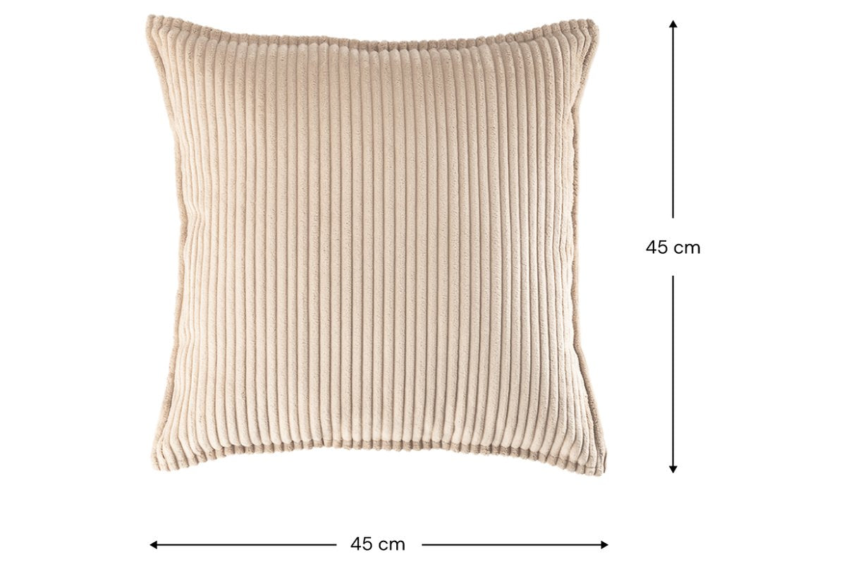 Afmetingen Wigiwama Vierkante kussen Brown Sugar: 45 cm breed, 45 cm hoog