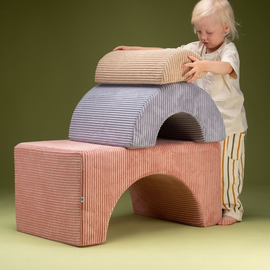 Wigiwama Regenboog speelset Pink Mousse