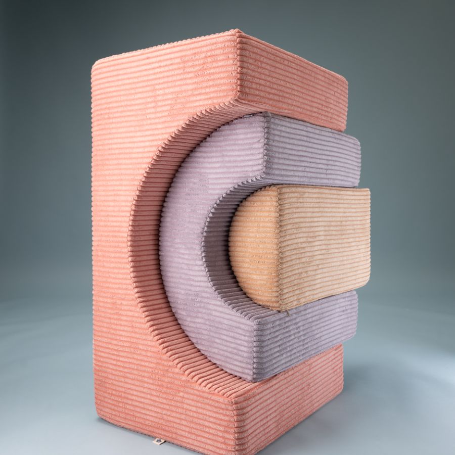 Wigiwama Regenboog speelset Pink Mousse