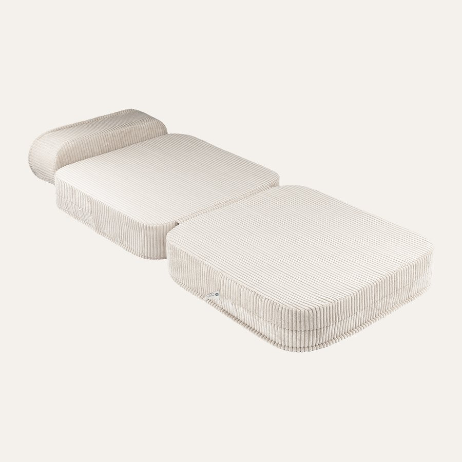 Wigiwama Uitklapstoel 3-in-1 in Marshmallow (gebroken wit)