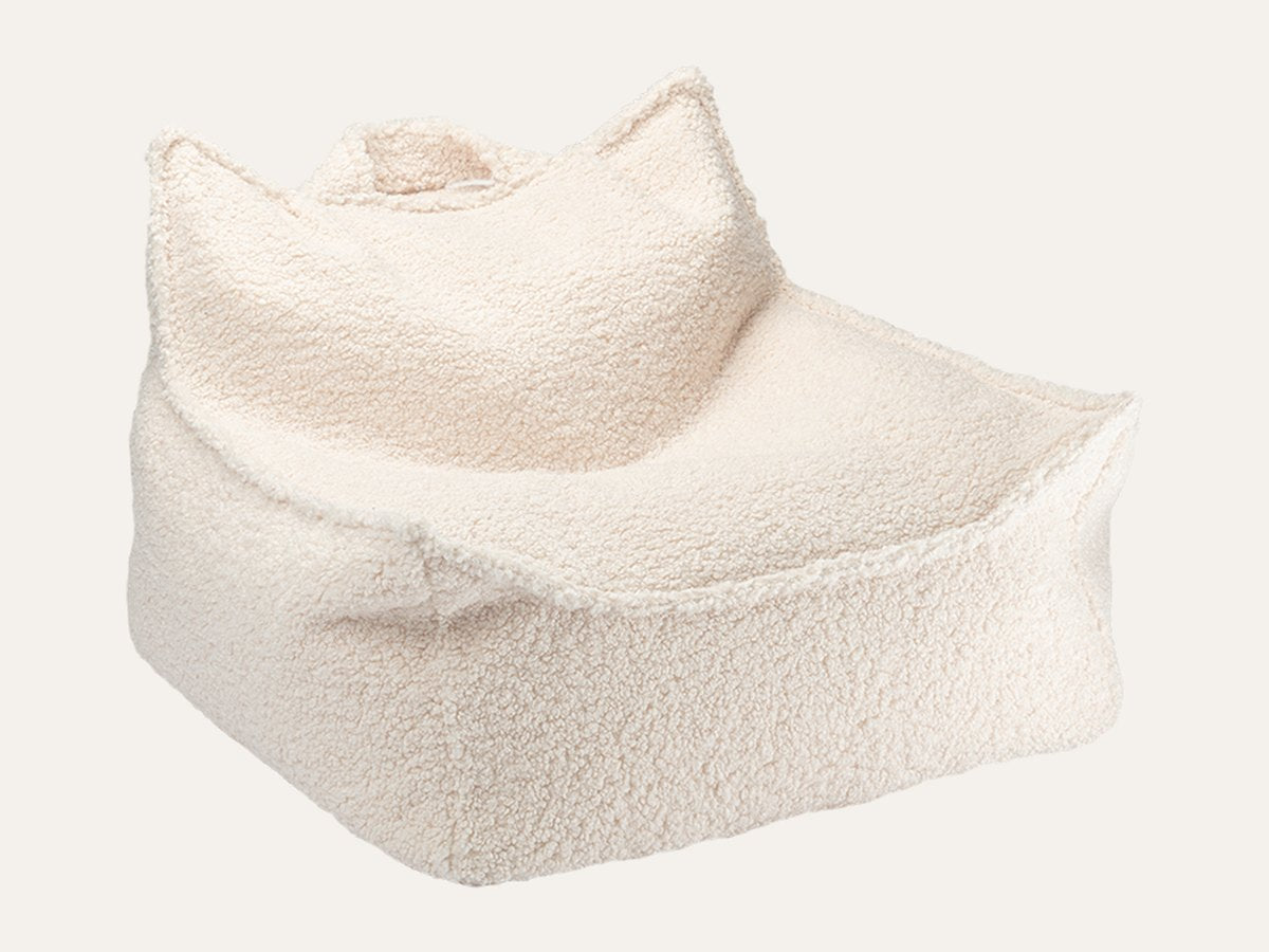 De Wigiwama zitzakstoel Cream White