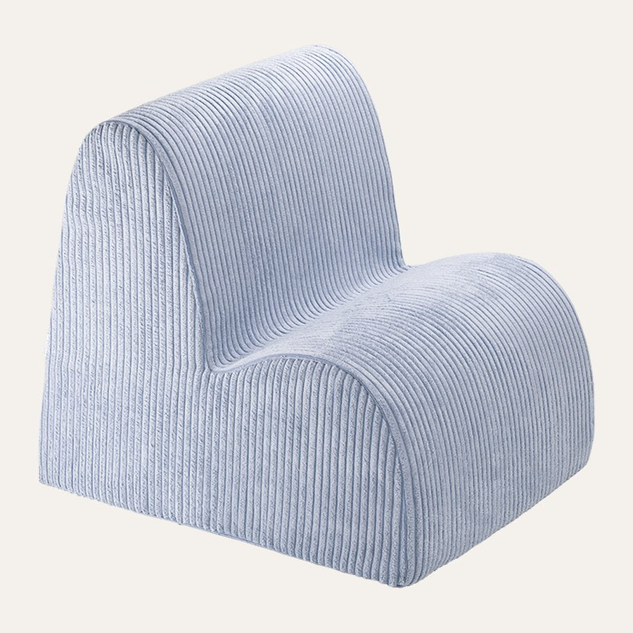 Wigiwama Wolkenstoel van ribstof in Blueberry blue