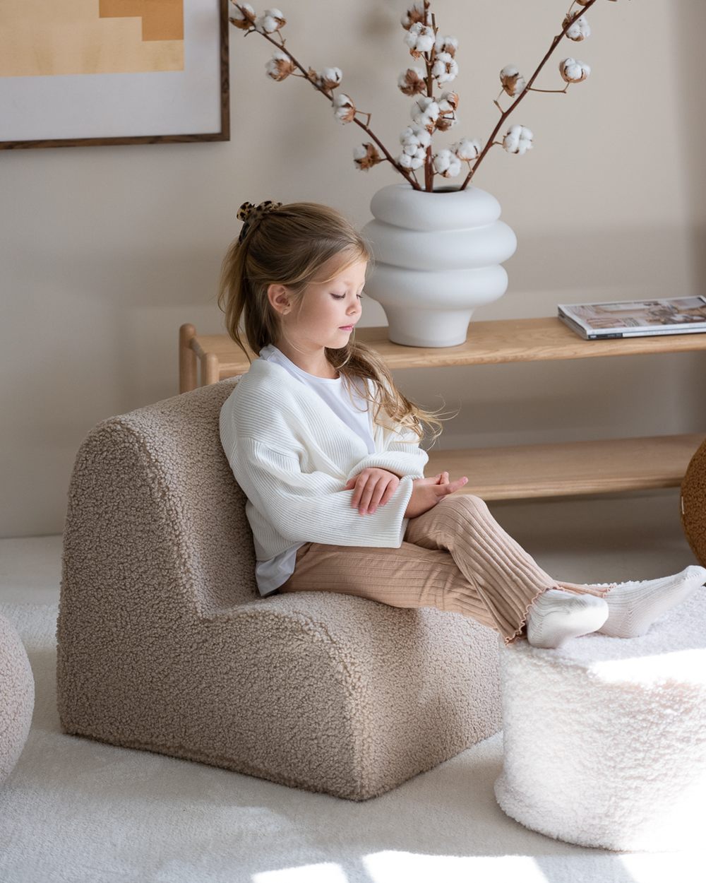 Wigiwama Wolkenstoel Cookie in een kinderkamer