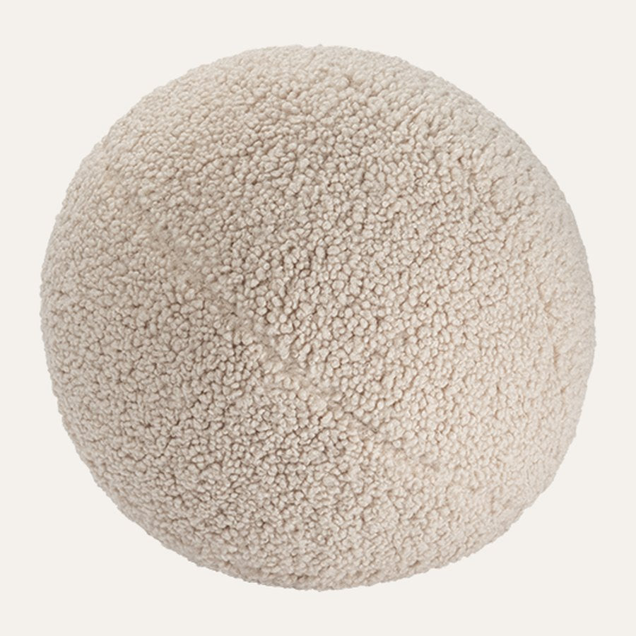 Wigiwama Teddy Bolster Cushions in Biscuit (beige)