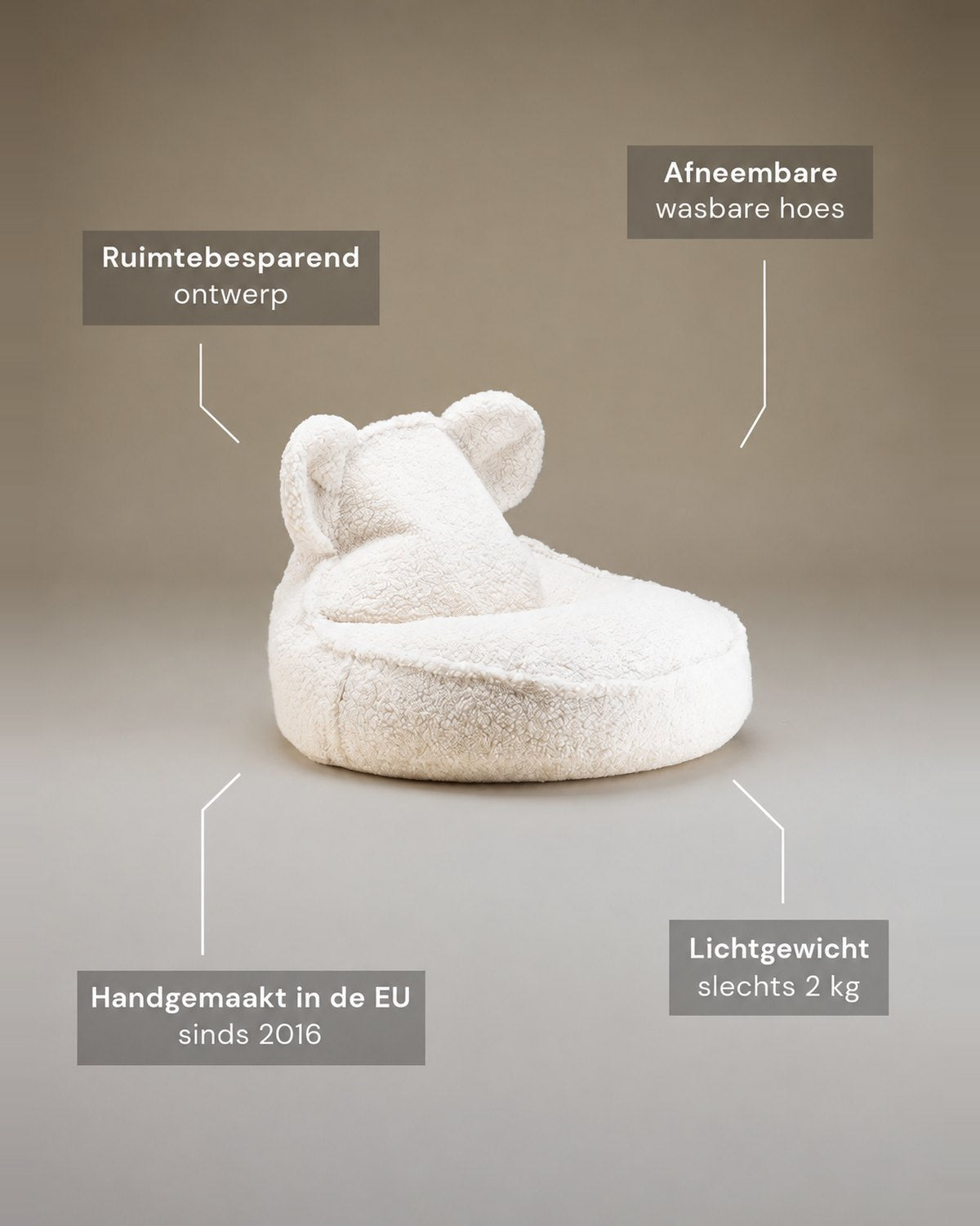 Kenmerken Wigiwama Berenzitzak Cream White